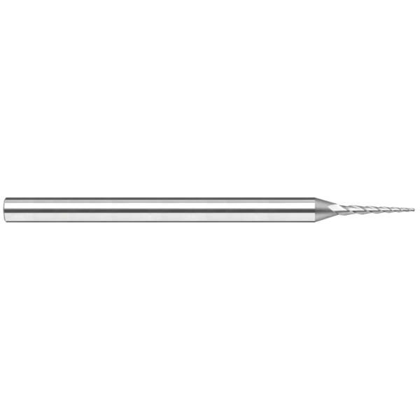 Harvey Tool Miniature End Mill - Tapered - Ball, 0.0600" 853860